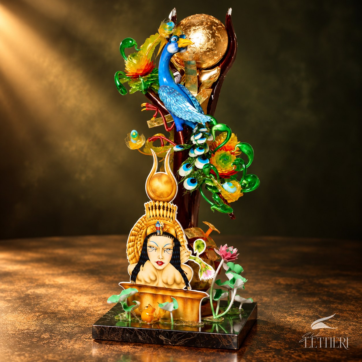 Cleopatra, pièce artistique en sucre